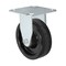 Casterhq 5"x1-1/4" Rigid Caster, Phenolic Wheel, 350 lbs Capacity, Plate S 24CR514PH21B-02 - alternate 1